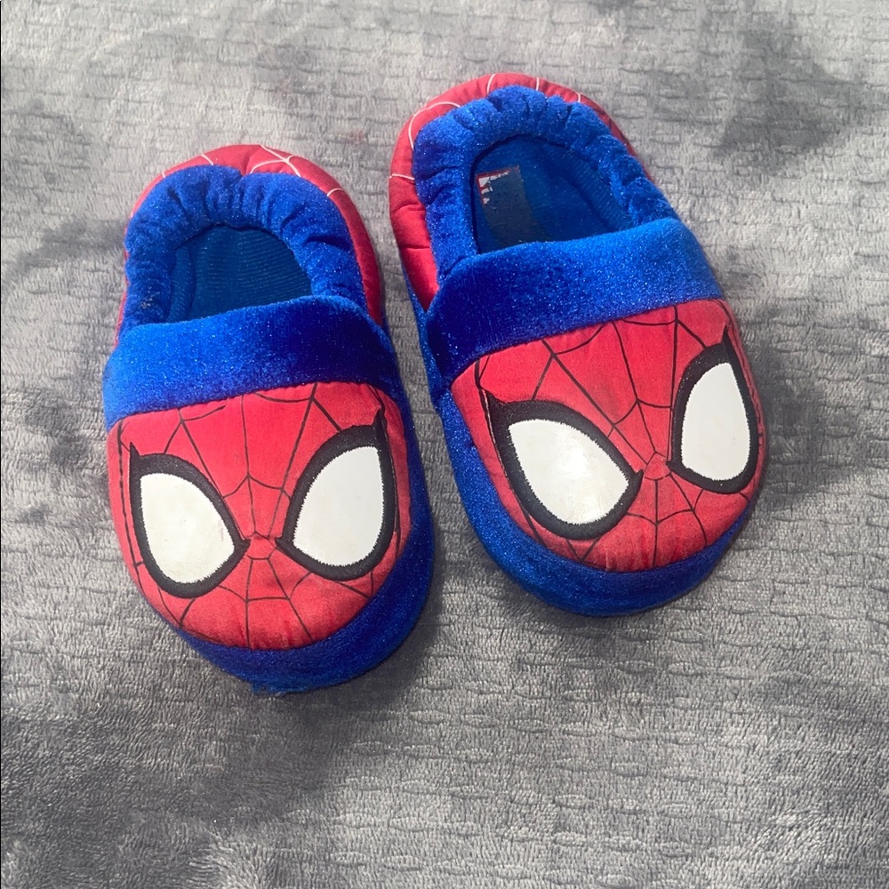 Spiderman Red and Blue Kids Slippers